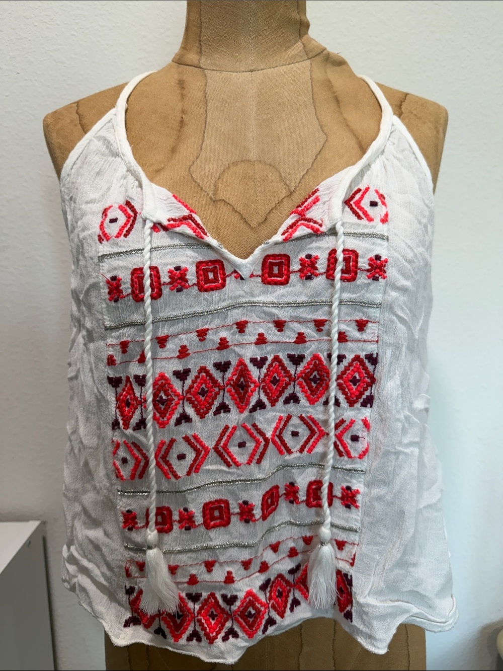 Vintage Hollister Embroidered Tank